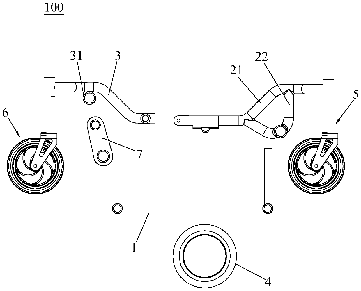 Self-adaptive vehicle frame