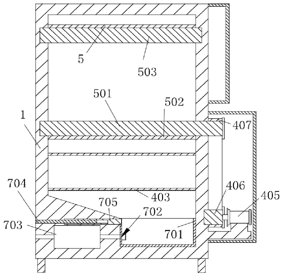 Surface polishing device for film laminating plate production and processing