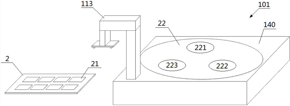 Entrance waiting time-free automatic test system for printed circuit board (PCB)