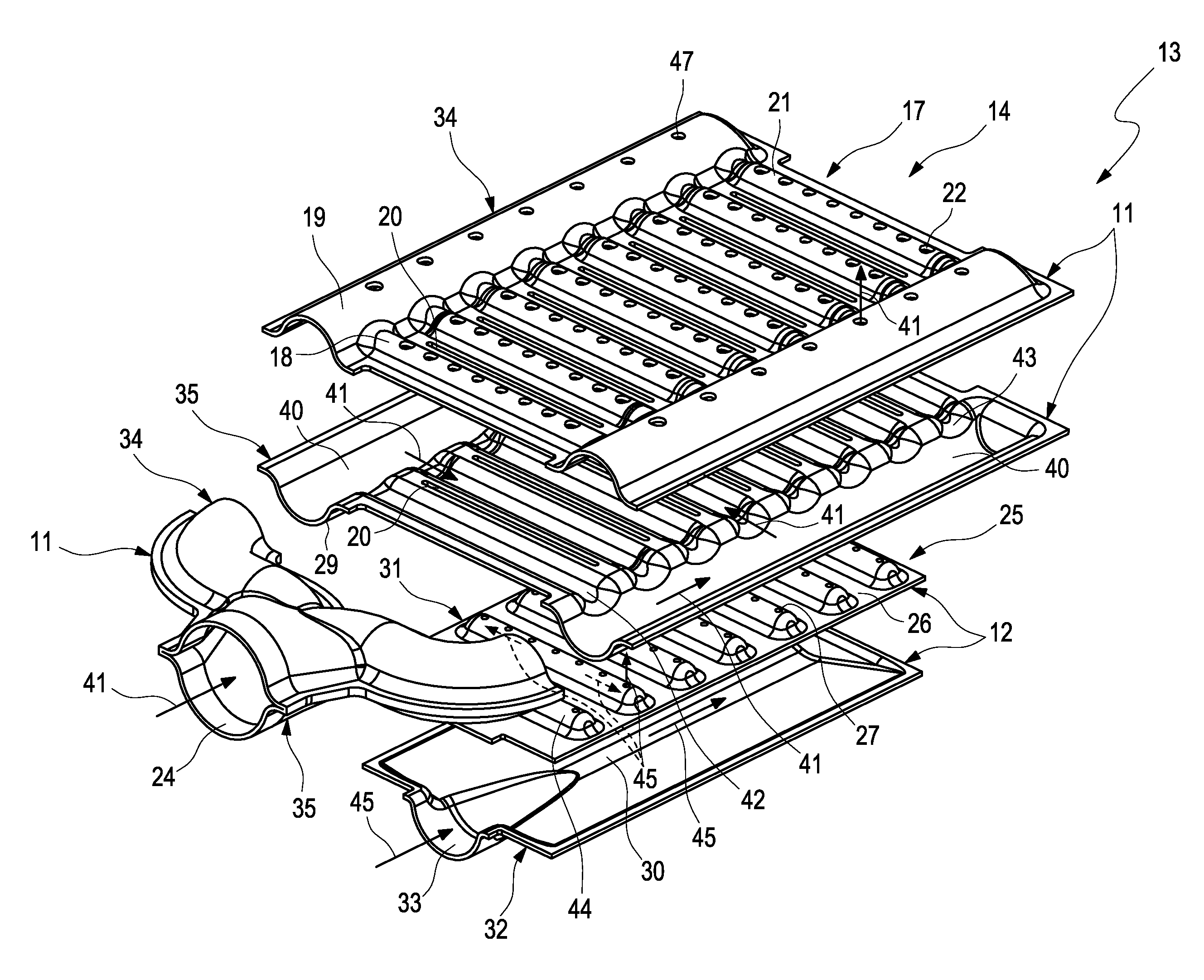 Residual gas burner