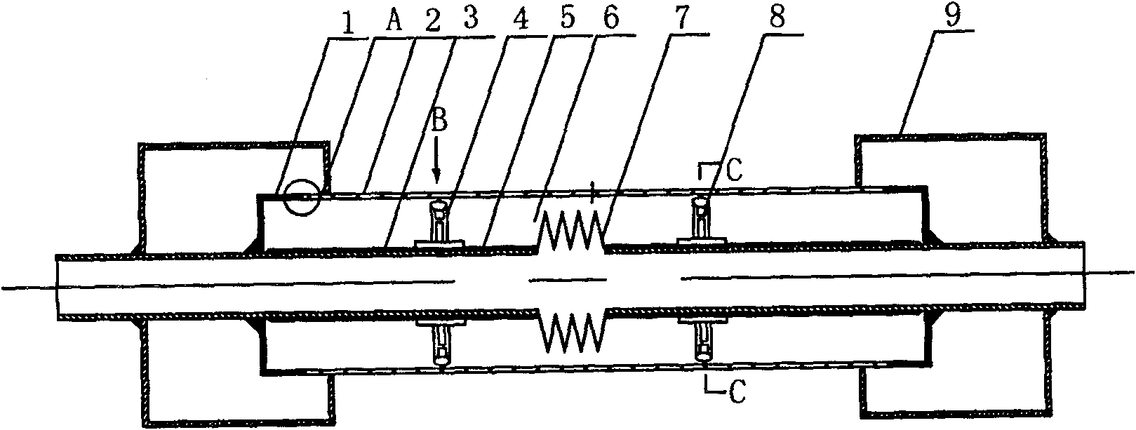 Inner-expanded-type solar vacuum heat-collecting pipe