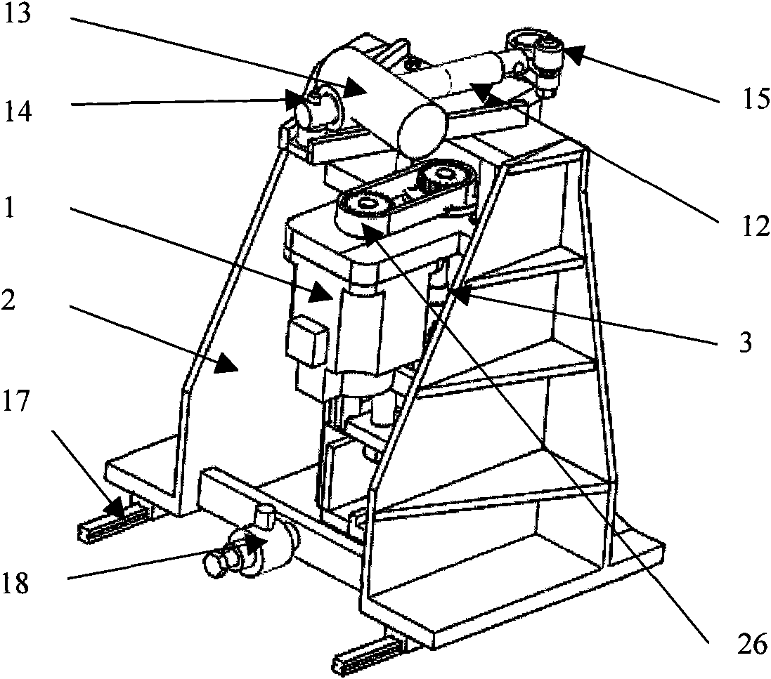 Multifunctional test bed for electric wheel