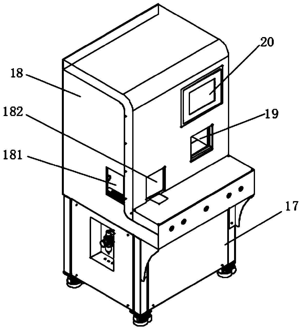 Explosive charging equipment of charging plate