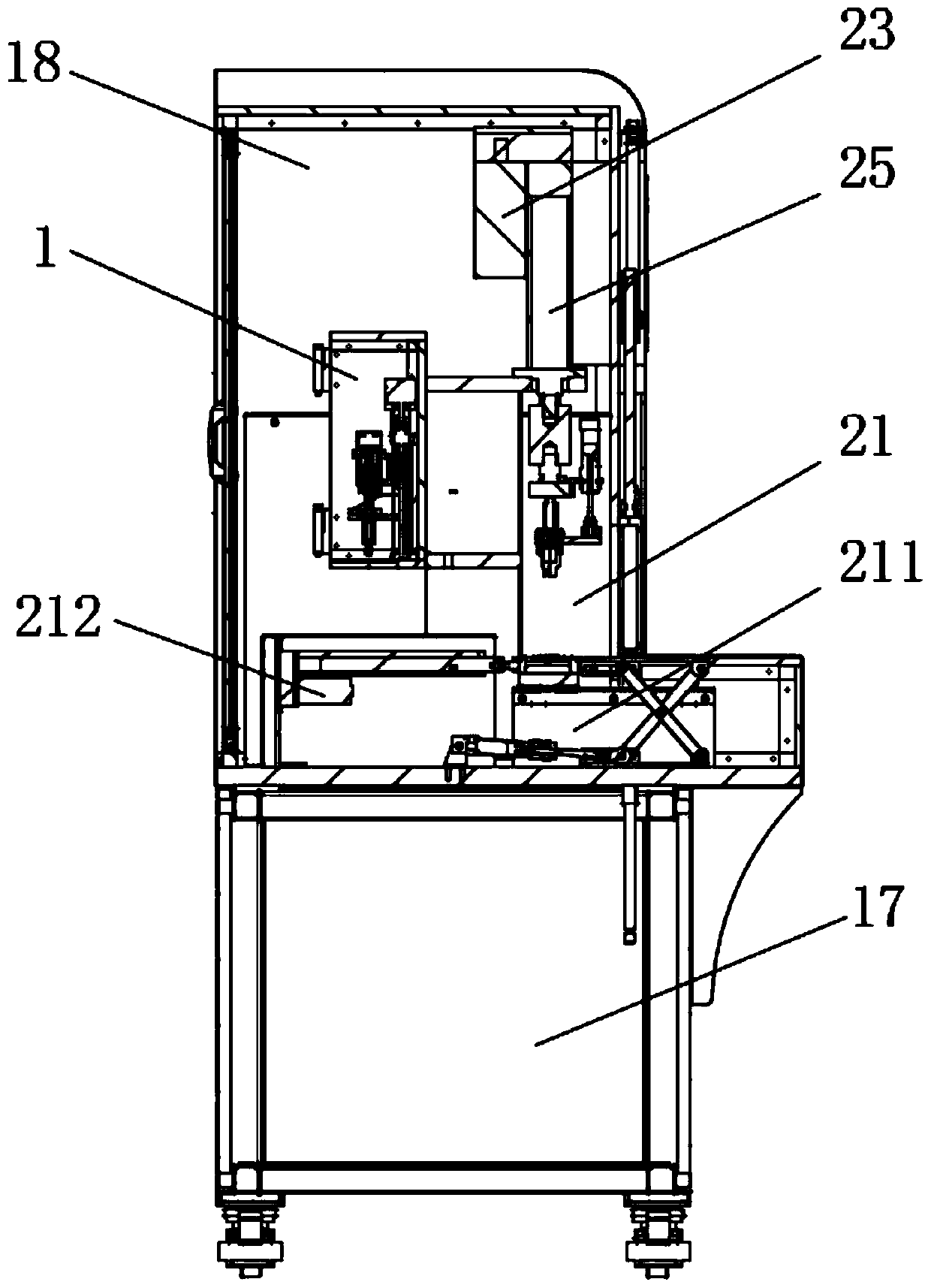 Explosive charging equipment of charging plate