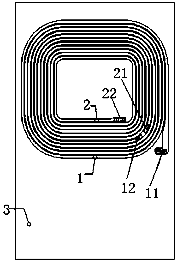 A physical switching device for multiplexing an NFC coil and a wireless charging coil