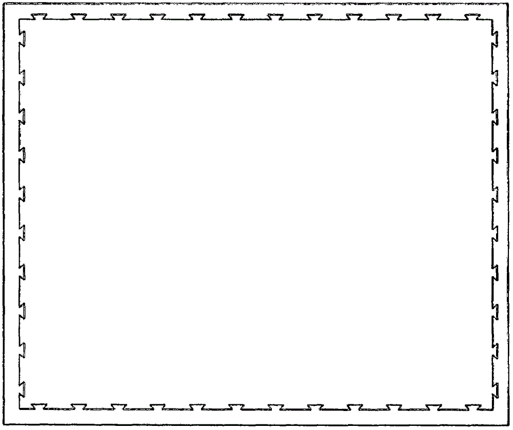 Nine-jack experimental board capable of being assembled