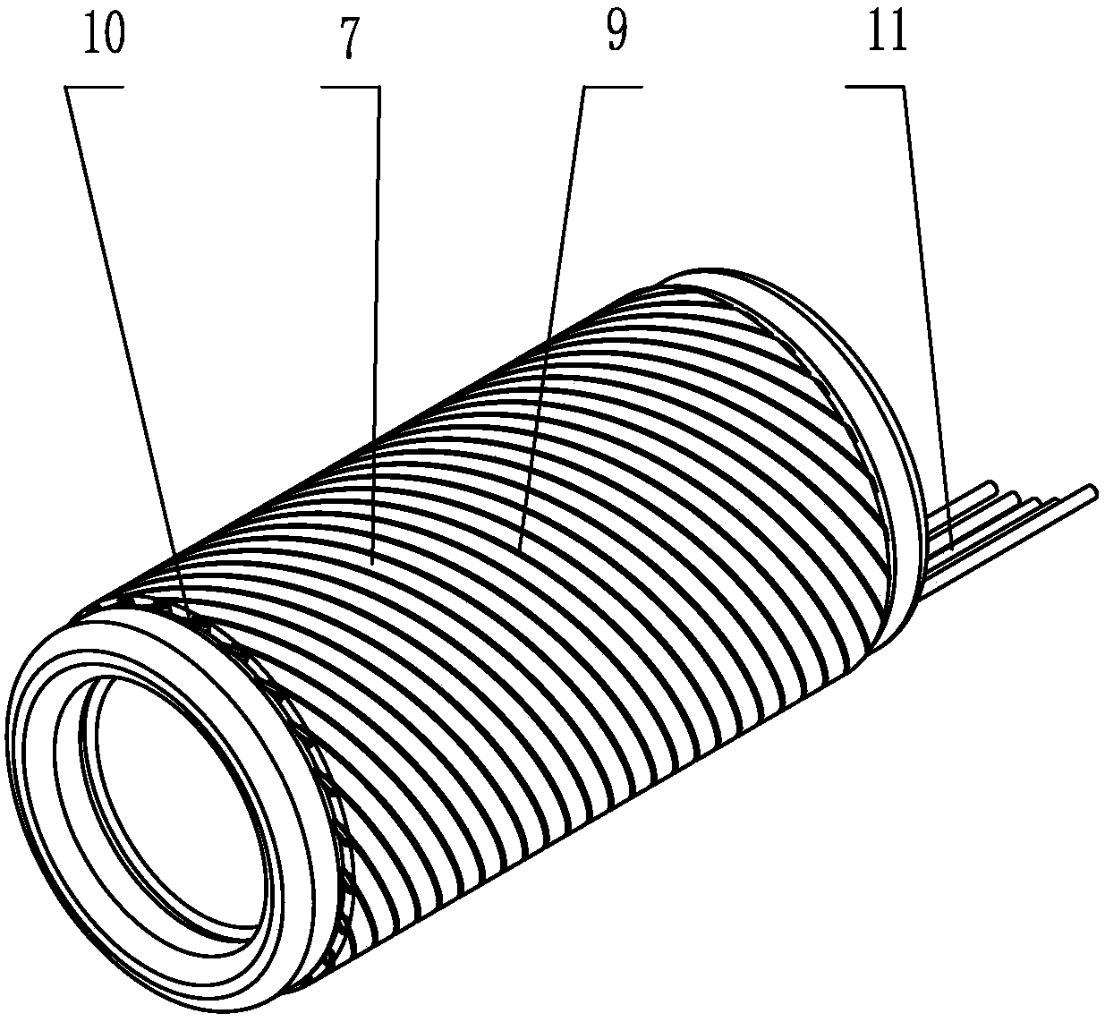 External helical rotor permanent magnet motor and permanent magnetic levitation wheel-rail vehicle system