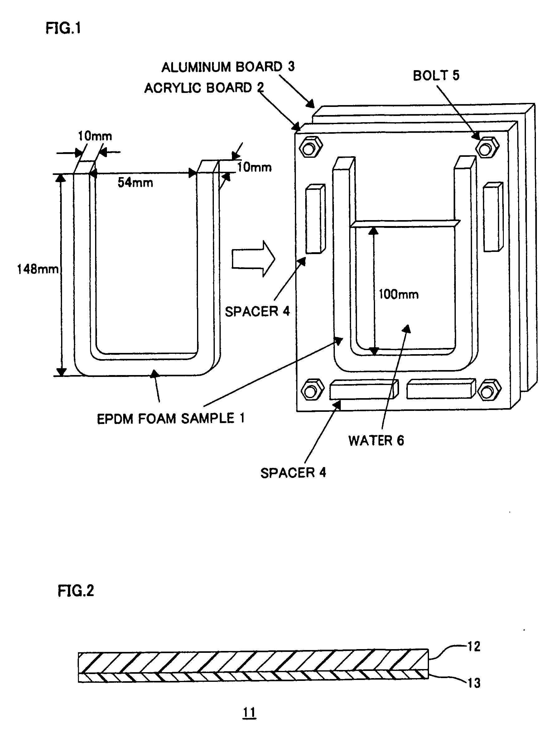 EPDM foam and adhesive sealing material