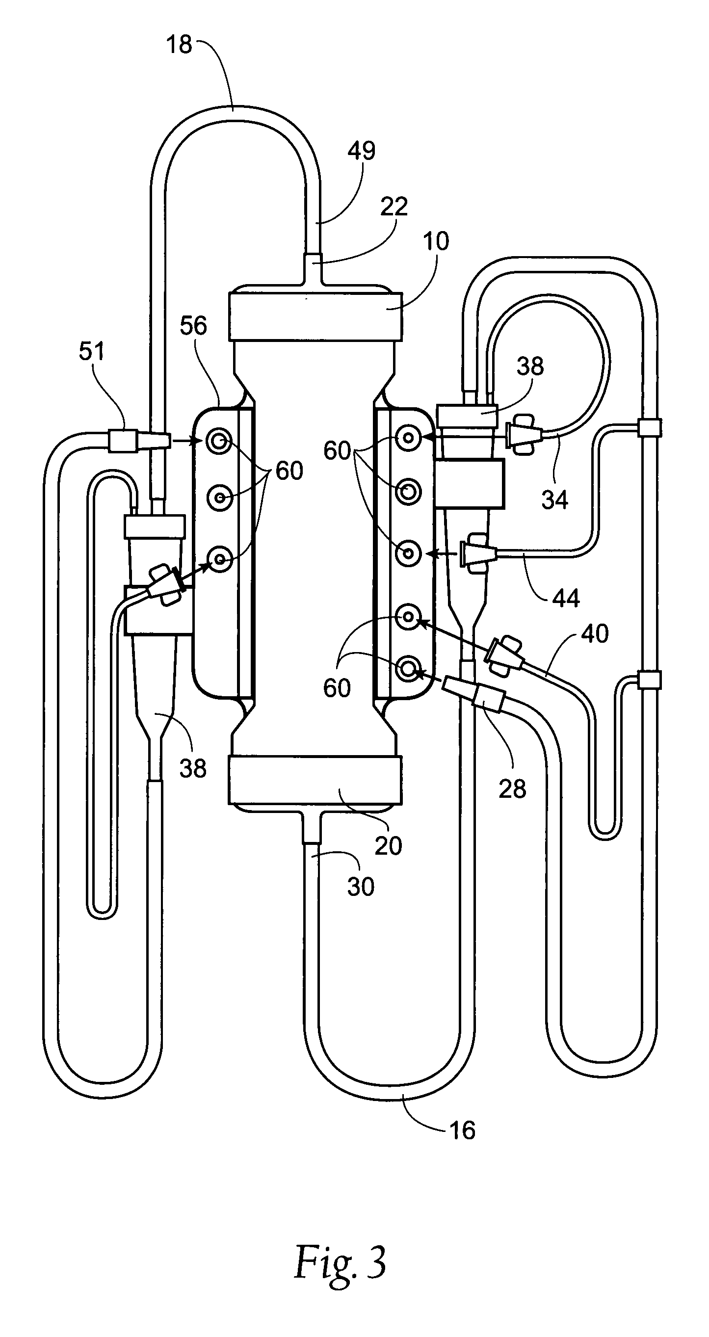 Devices, systems, and methods for cleaning, disinfecting, rinsing, and priming blood separation devices and associated fluid lines