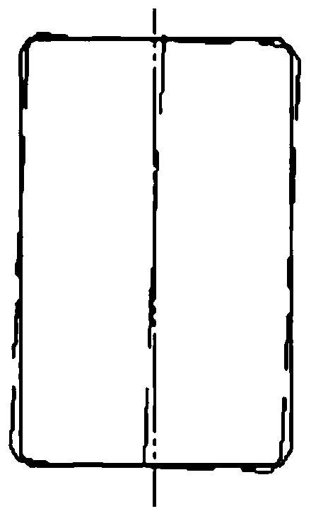 Measuring method for left-right skew swing state of rolling bearing roller