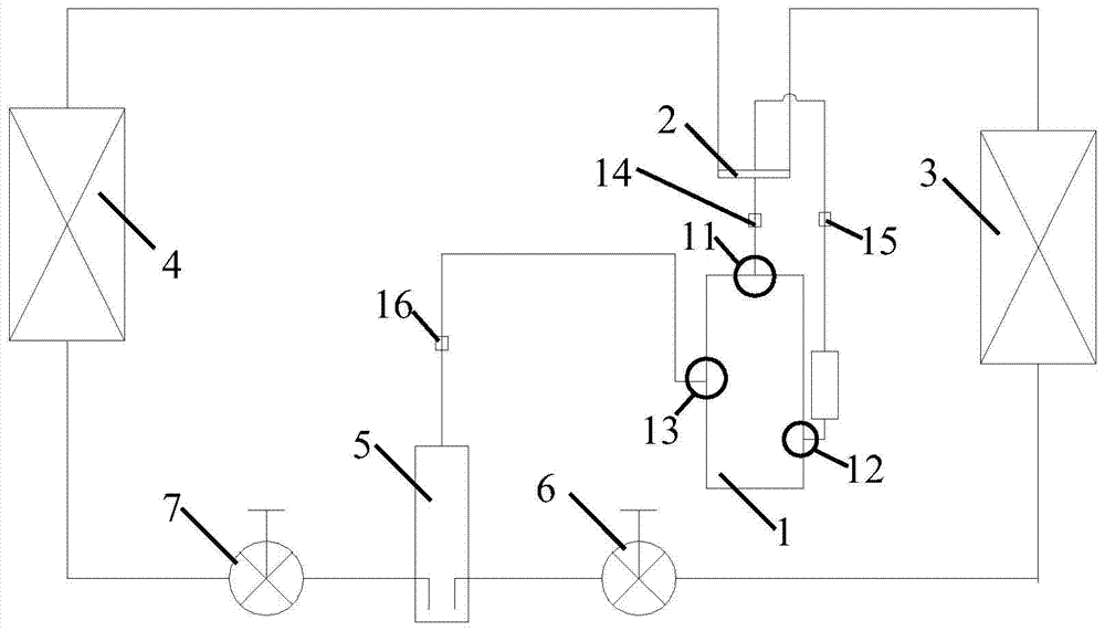 Double-stage compressor air-conditioner system and control method thereof