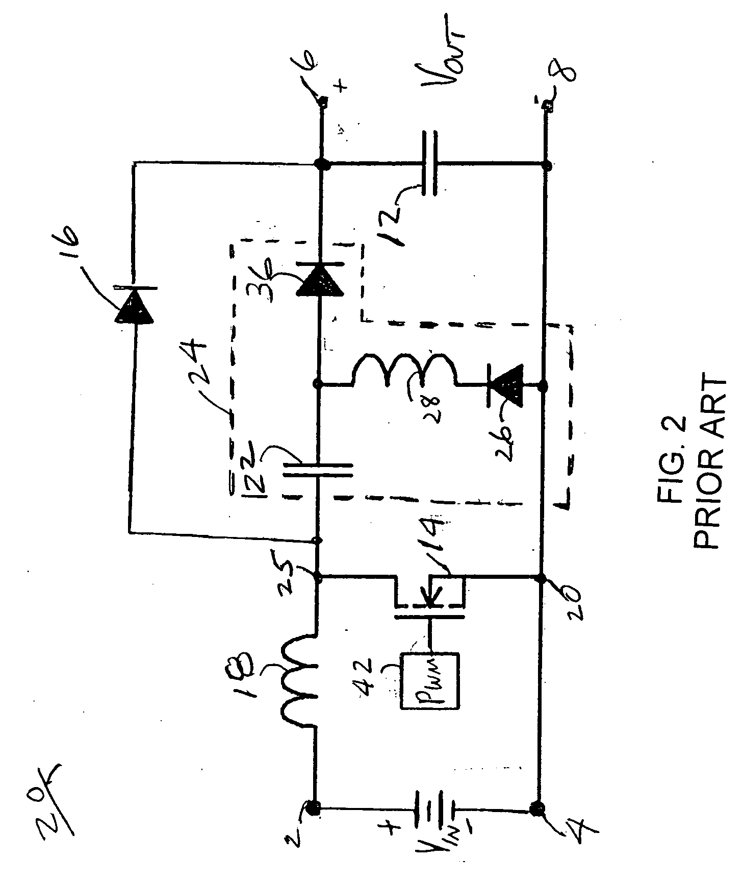 Two stage boost converter topology