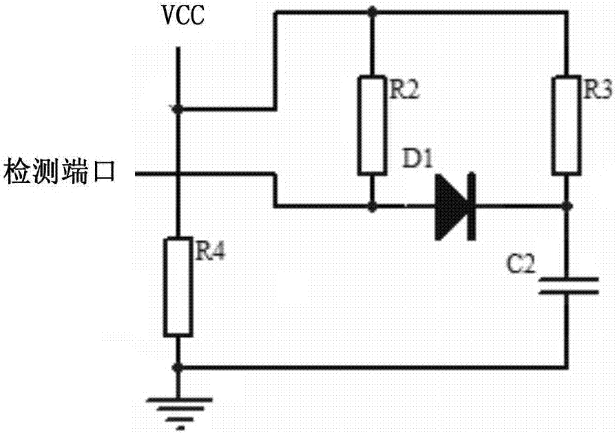 Detection circuit and method for power failure time delay circuit, power failure time delay device, and electric appliance