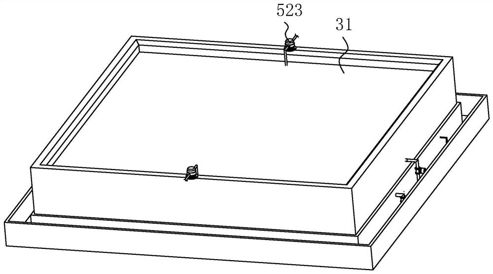 Agricultural water ecological treatment structure and construction method thereof