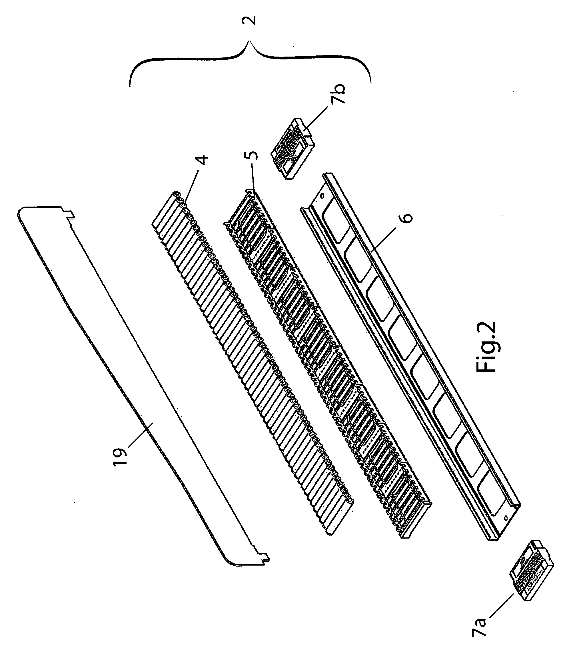 Display unit with roller assembly shelving