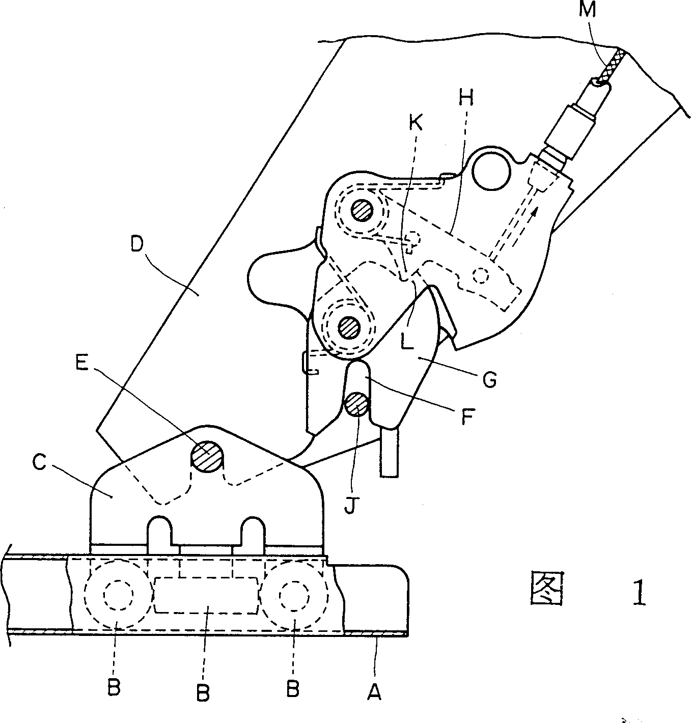 Device for holding vehicle sliding door at full-open position