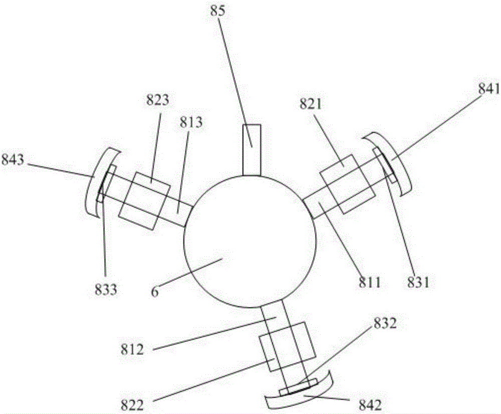 Intelligent and automatic spinning cake doffing and conveying device