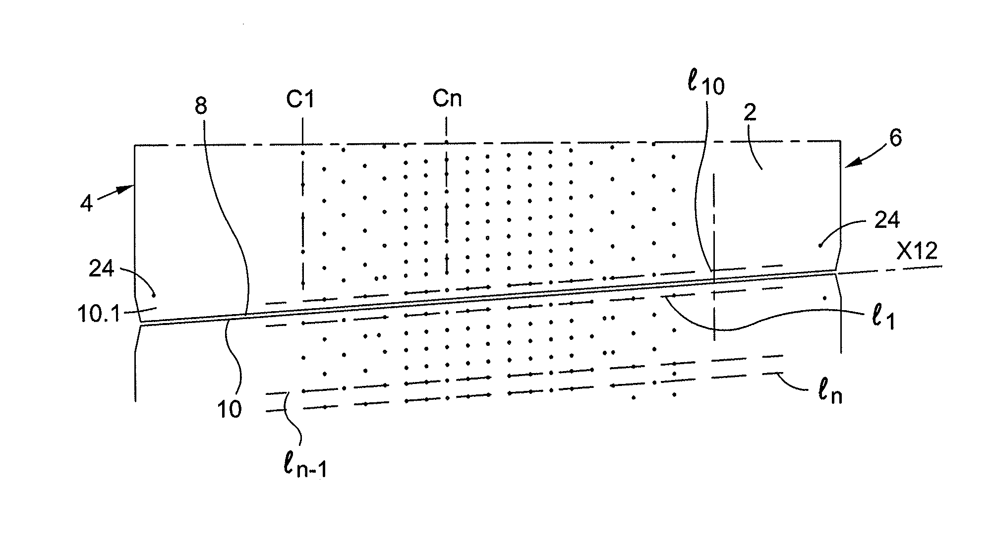 Conveyor belt for plate elements and converting machine comprising such a belt