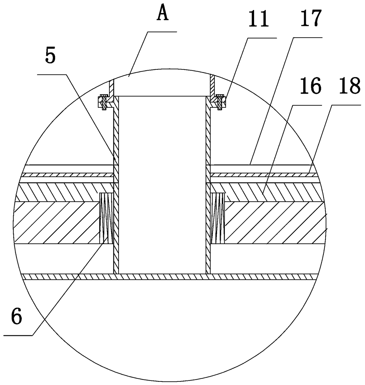 Anti-seismic pole