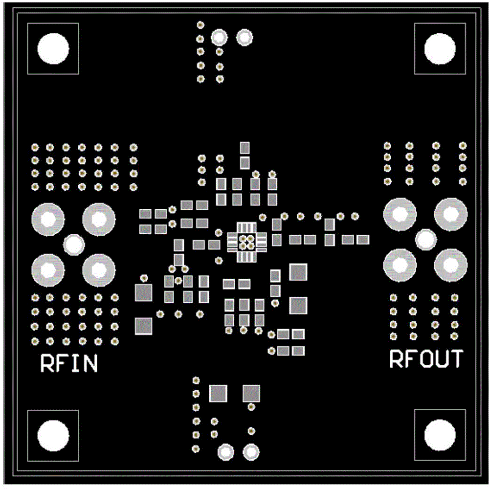 Radio frequency power amplifier module in train intelligent monitoring network node