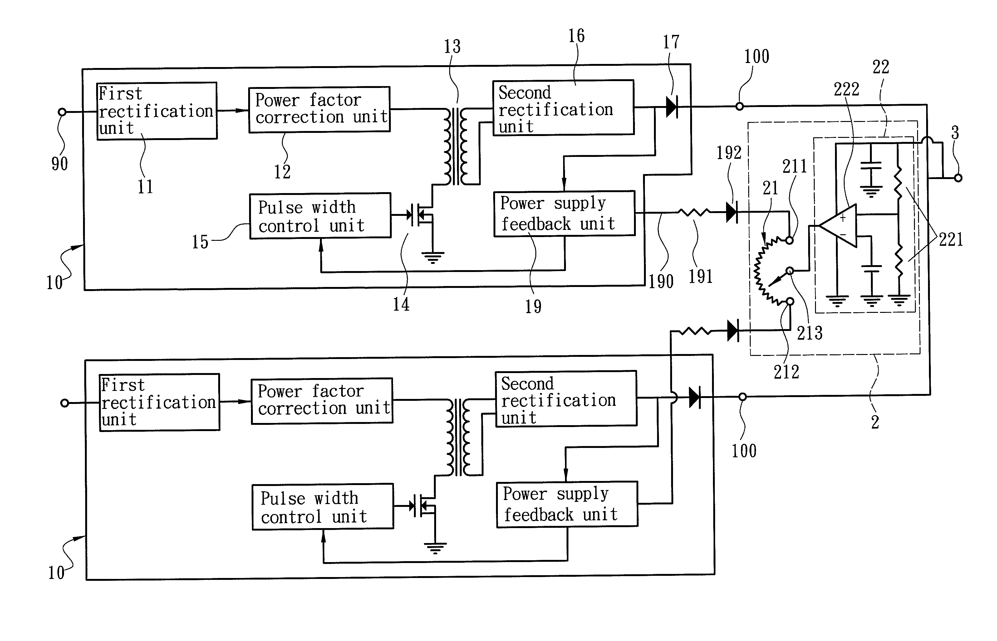 Multiple power supplies balance system