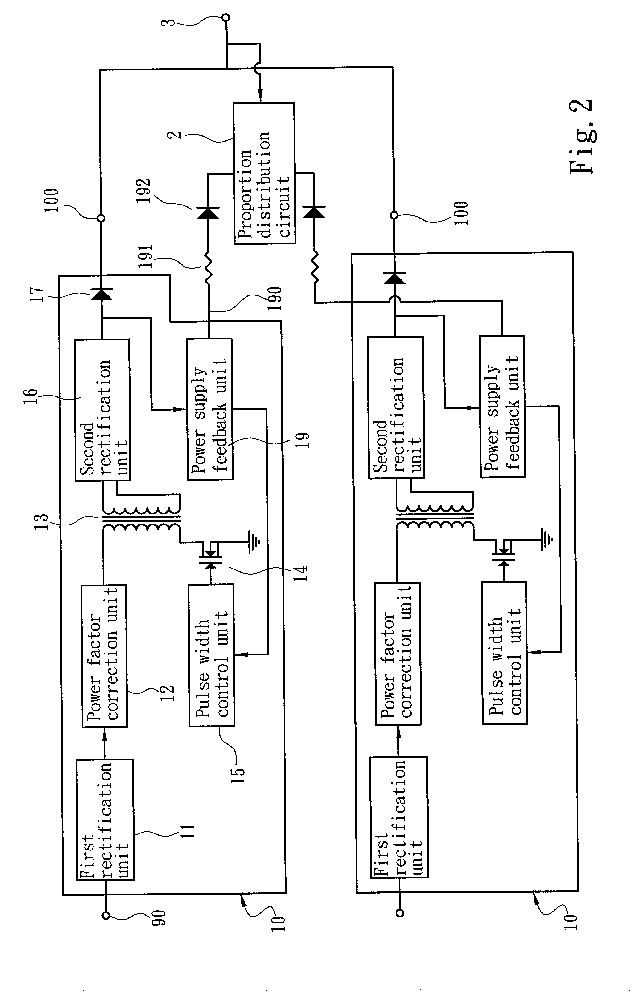 Multiple power supplies balance system