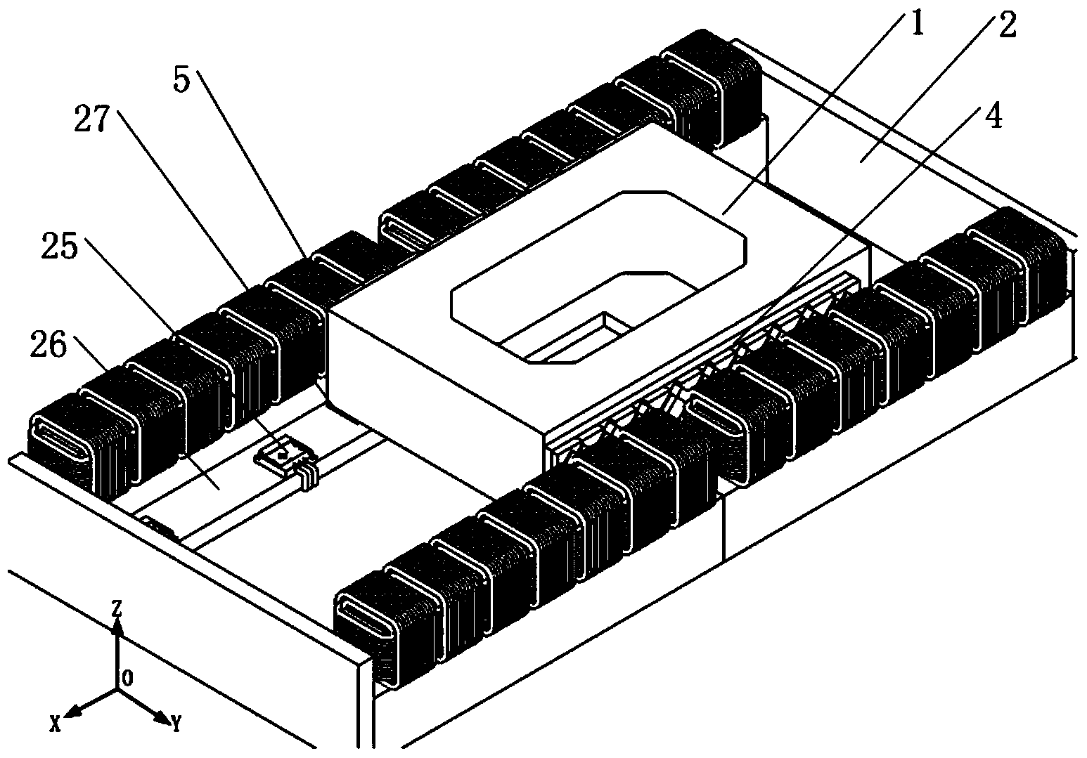 Coarse-fine motion integrated magnetic-levitation mask platform system