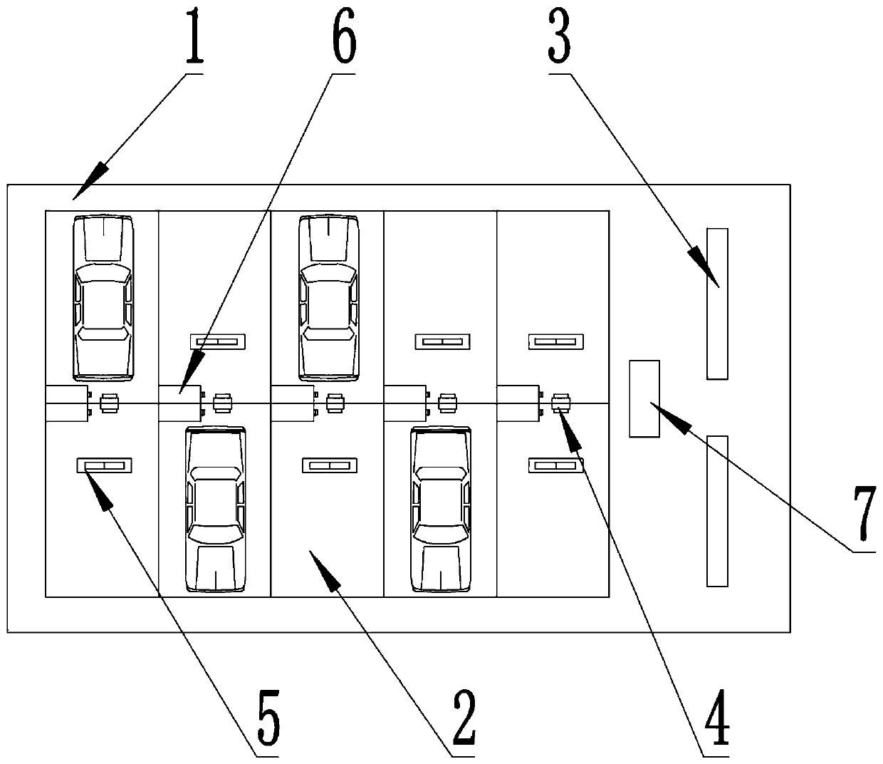 Anti-occupation intelligent charging pile system and working method thereof