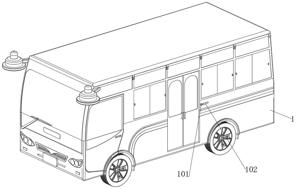 Driverless car interaction system and use method thereof