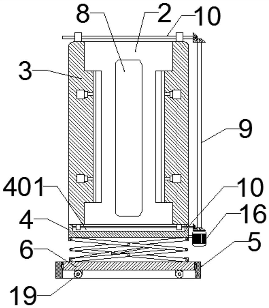 Medical radiography auxiliary device for brain tumor department