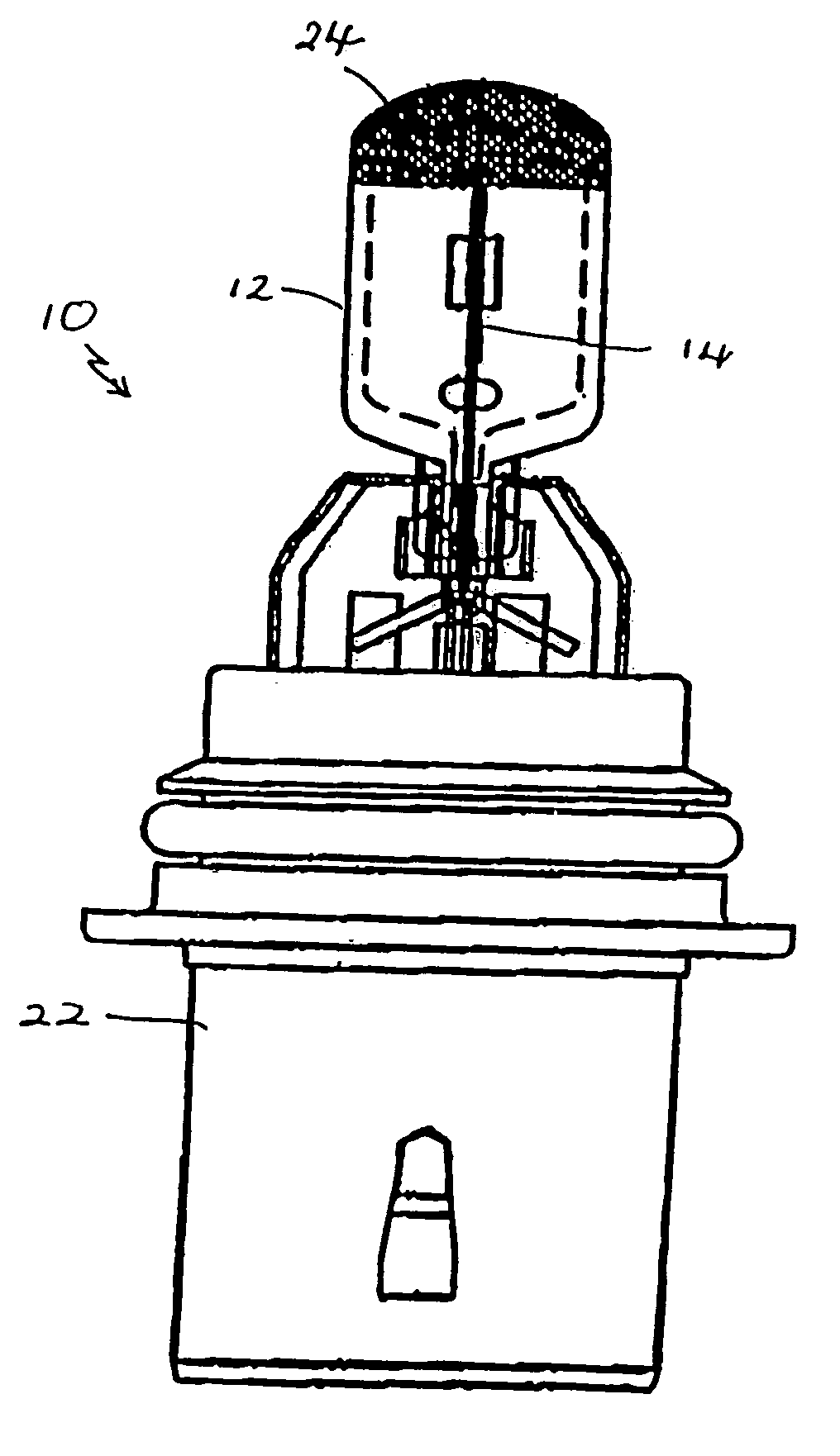 Tungsten halogen lamp with halogen-containing compound and silicon-containing compound