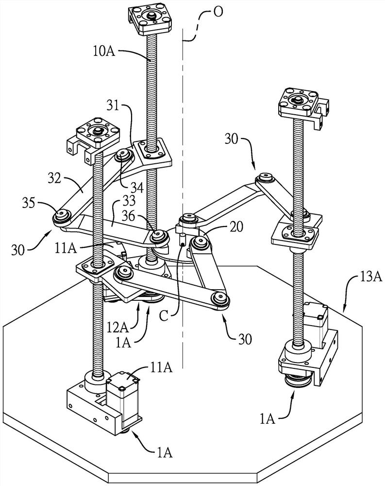 A parallel type three-axis linear robot