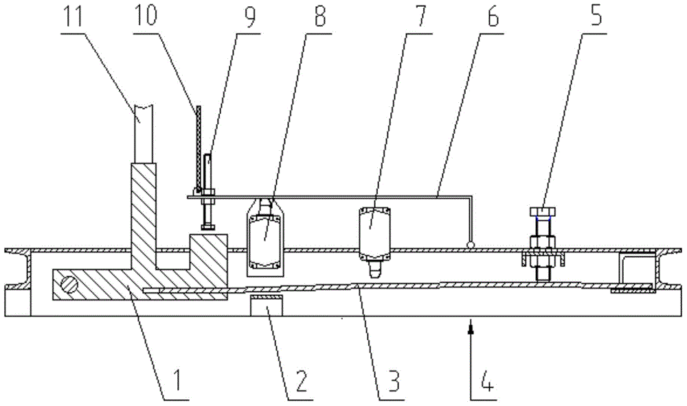 Safety device of construction elevator