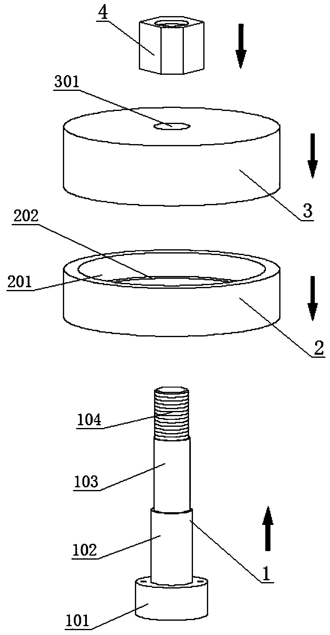 Circular seam welding tool of water pump cavity