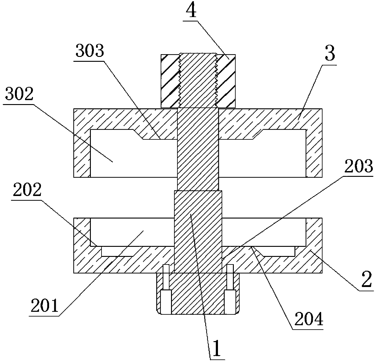 Circular seam welding tool of water pump cavity