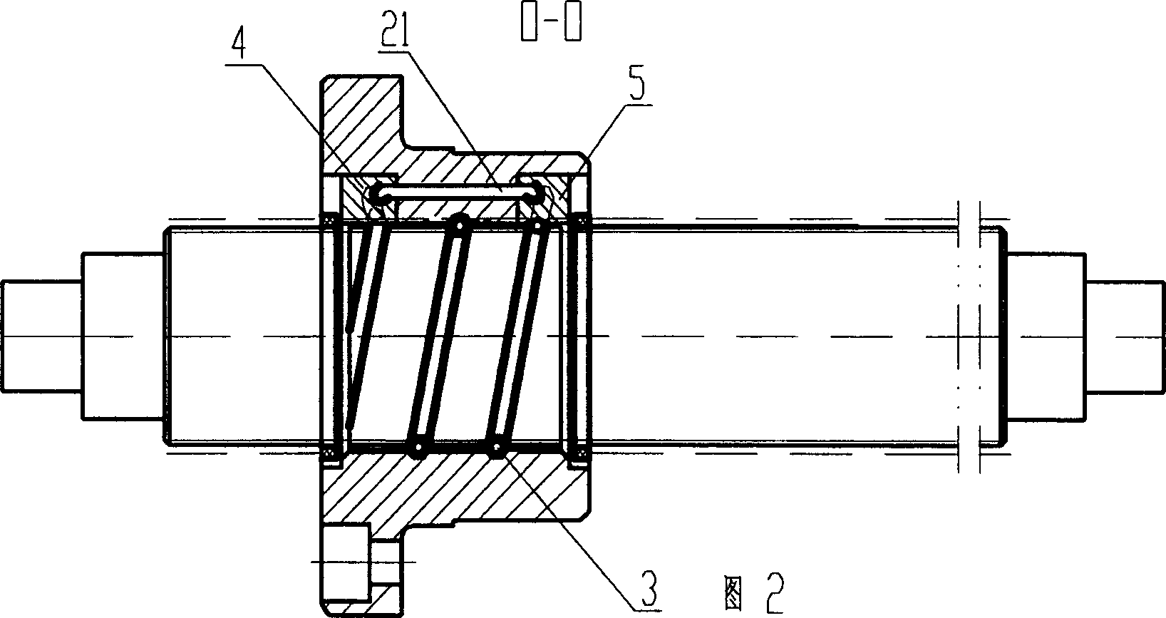 Inner loop end block type ball screw pair