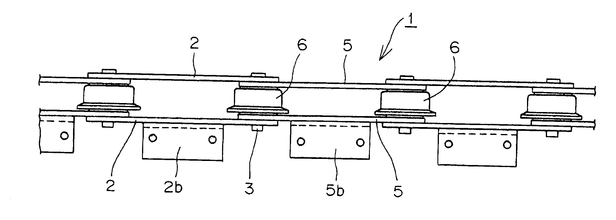 Bearing roller chain