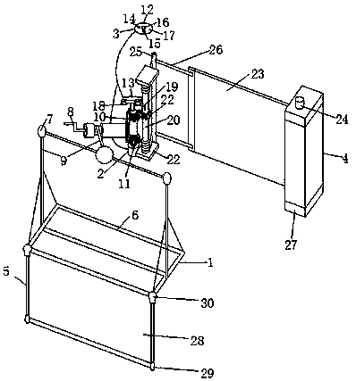 Balcony laundry tool