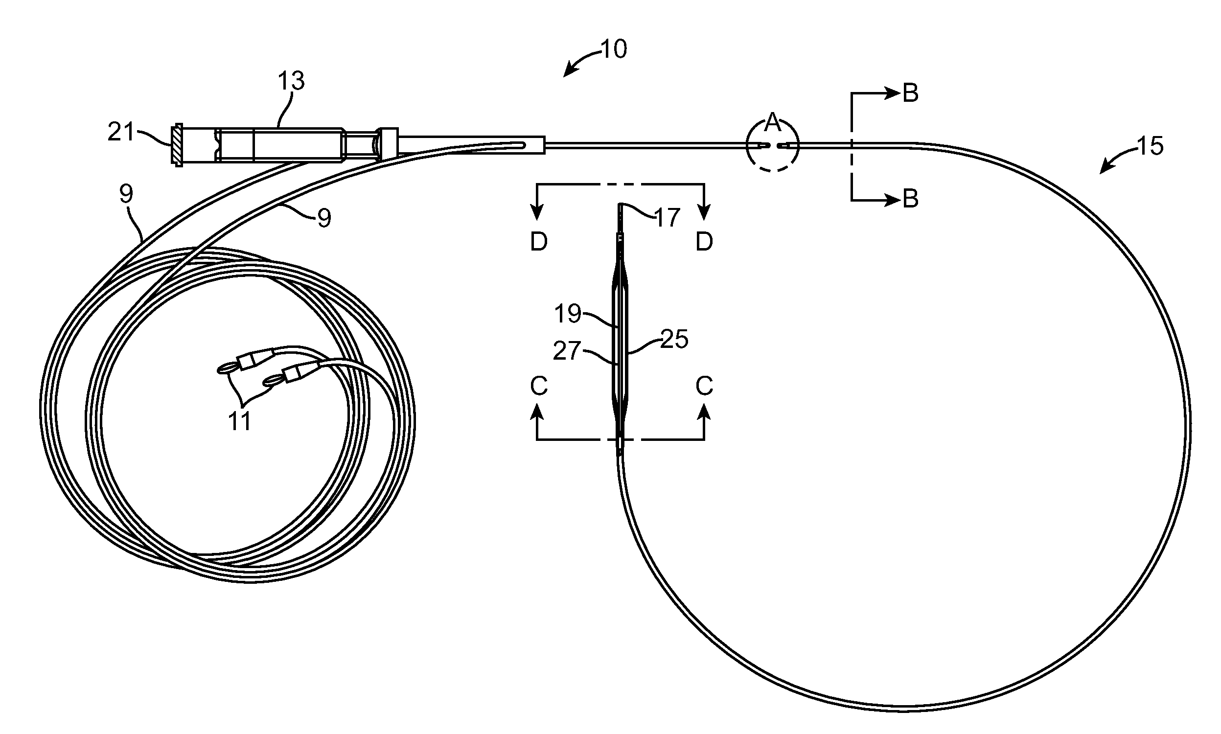 Irreversible electroporation device and method for attenuating neointimal formation