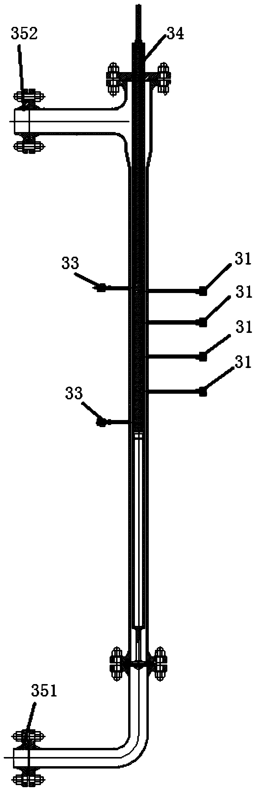 Low-pressure critical heat flux density experiment system and method