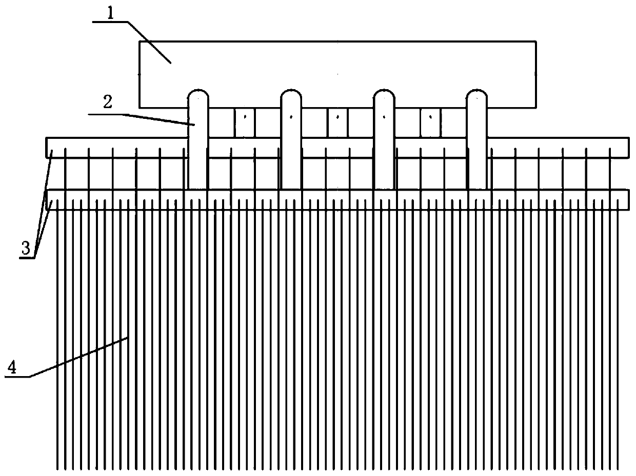 Heat absorber tube panel assembly for tower type solar thermal power generation