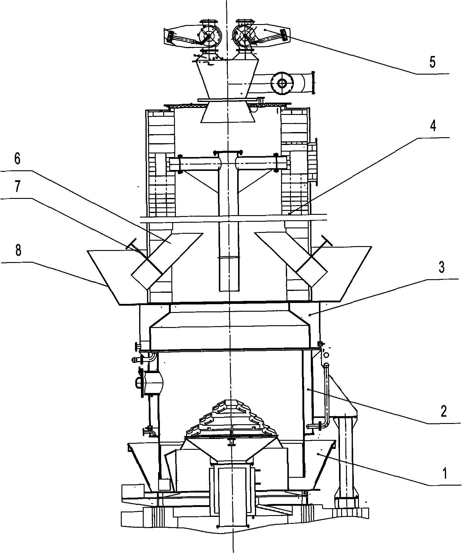 Coal gas producer capable of producing semi coke