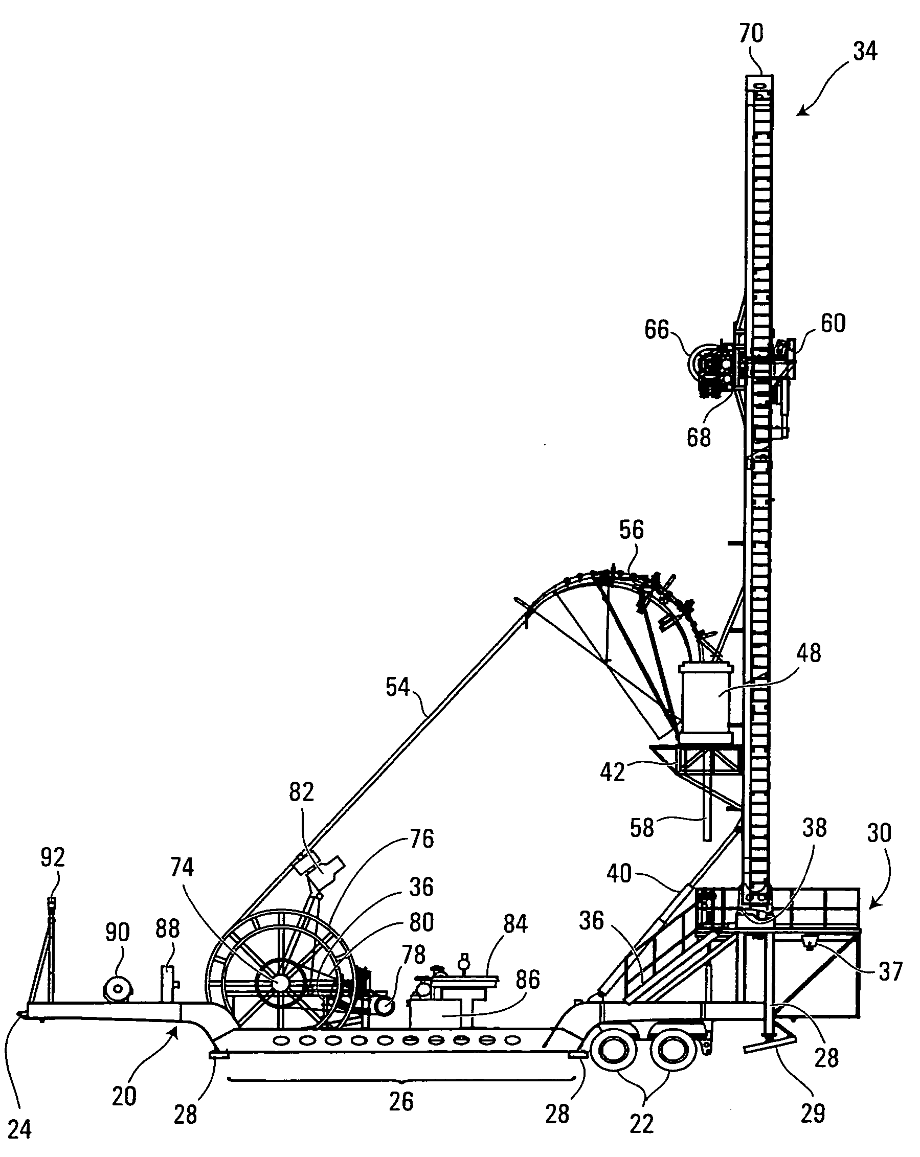 Drilling rig apparatus and downhole tool assembly system and method