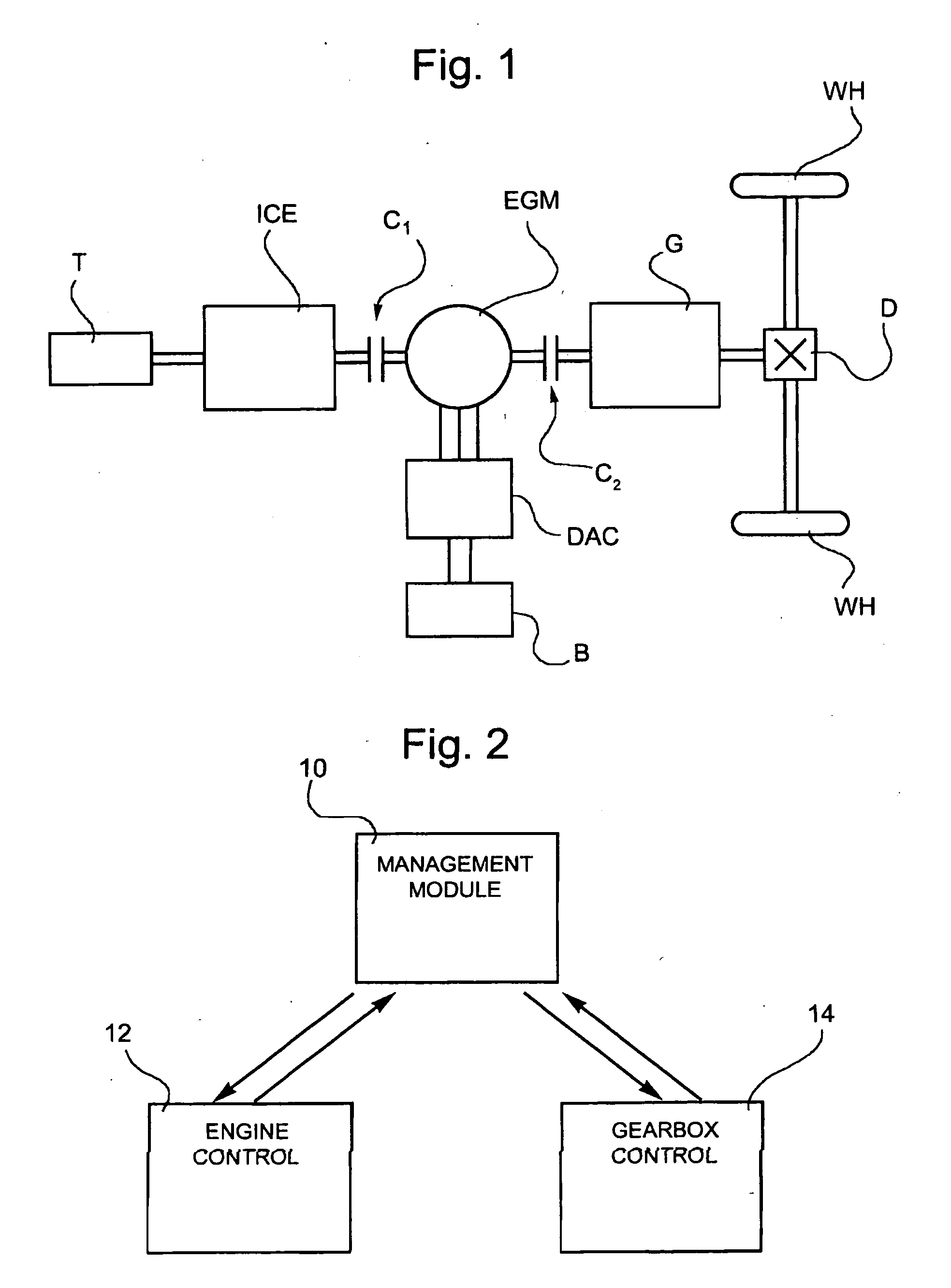 Integrated power train control system for a motor vehicle