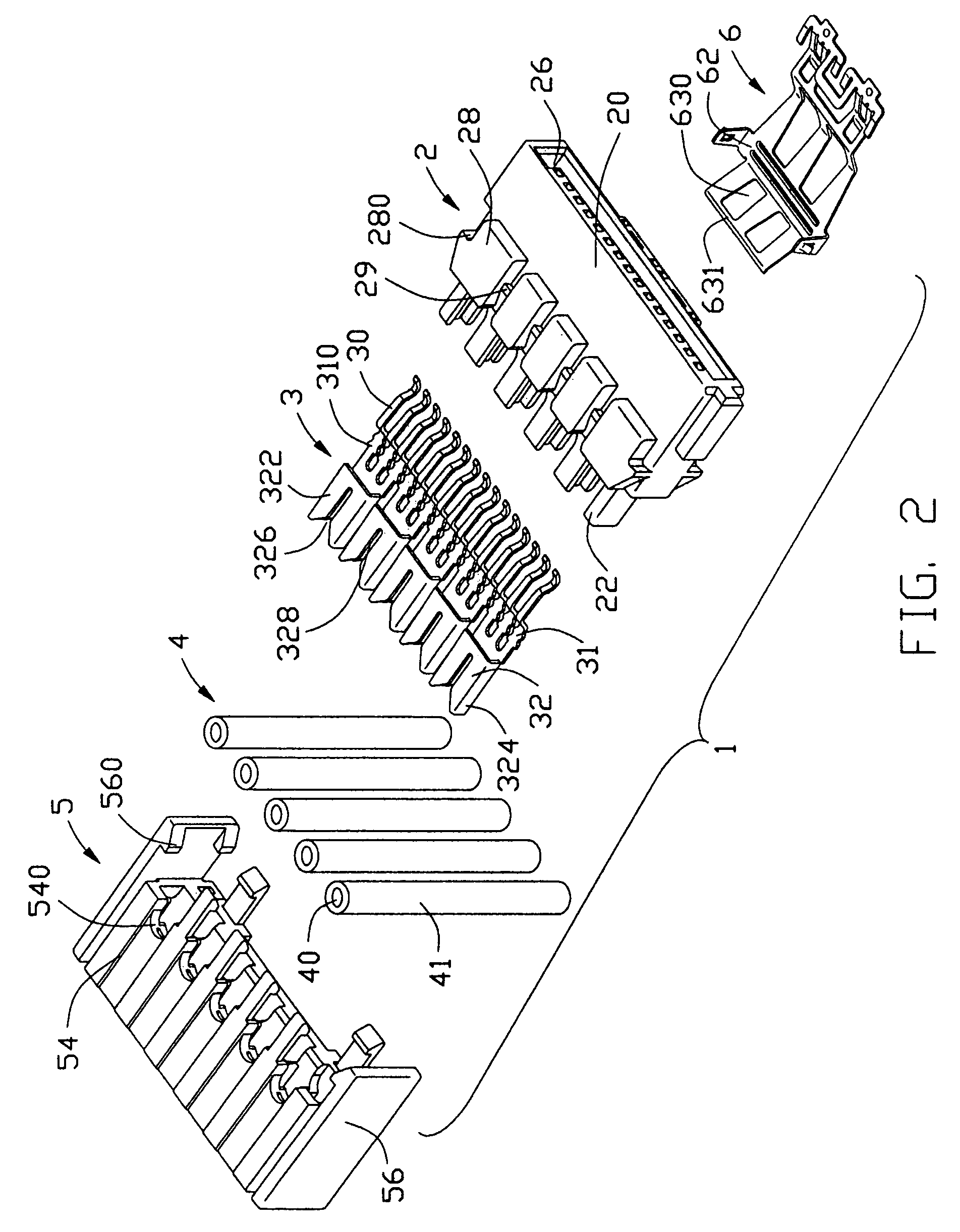 Cable end connector assembly having locking member