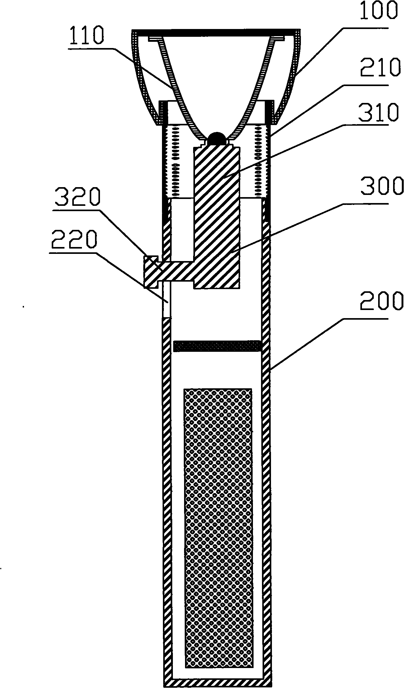 Flashlight having warning function