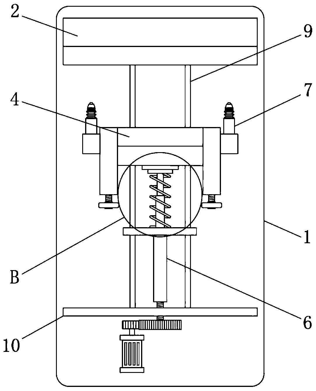 Gold refining fineness detection device