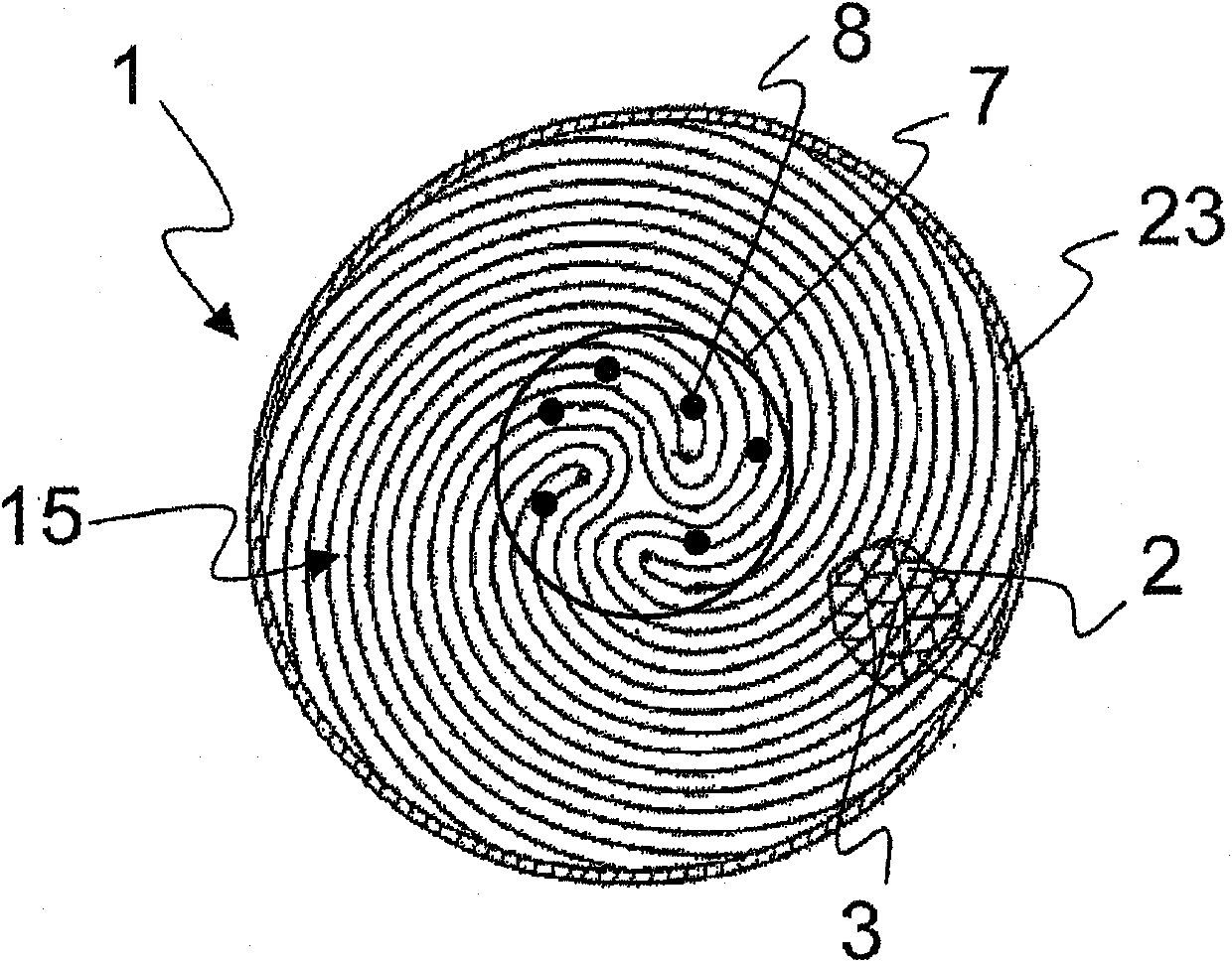 Honeycomb body consisting of metal foils and method for the production thereof