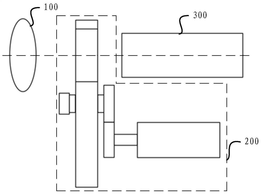 Infrared polarization imaging measurement device based on rotating polarizer