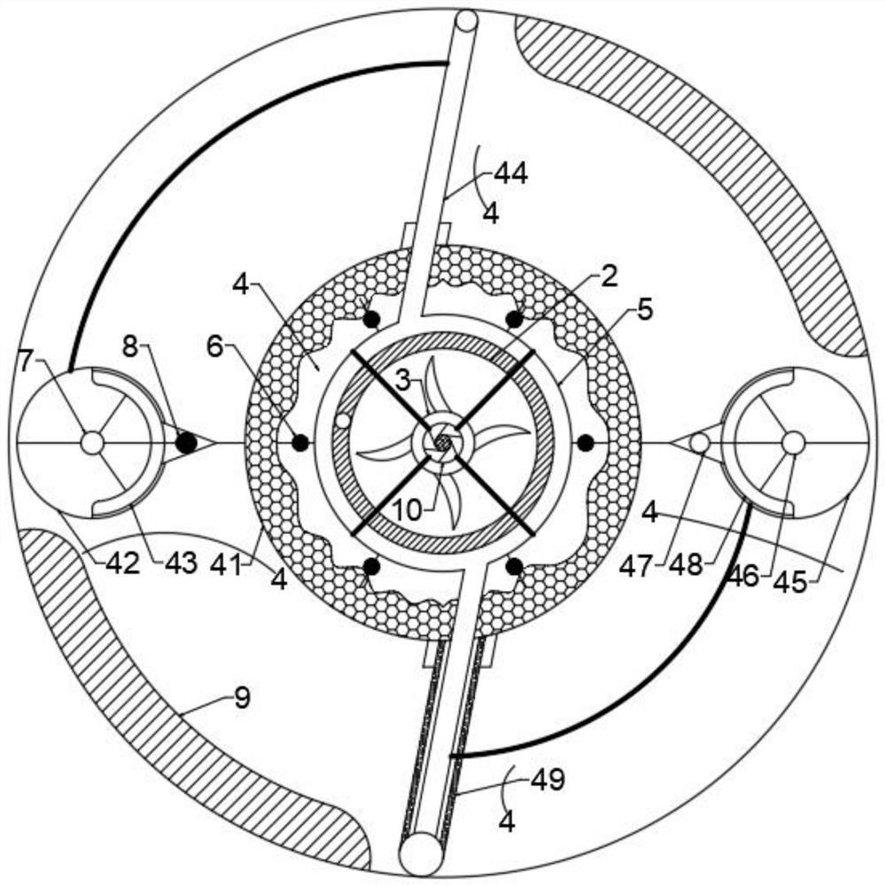 Combined heat exchanger of marine diesel engine